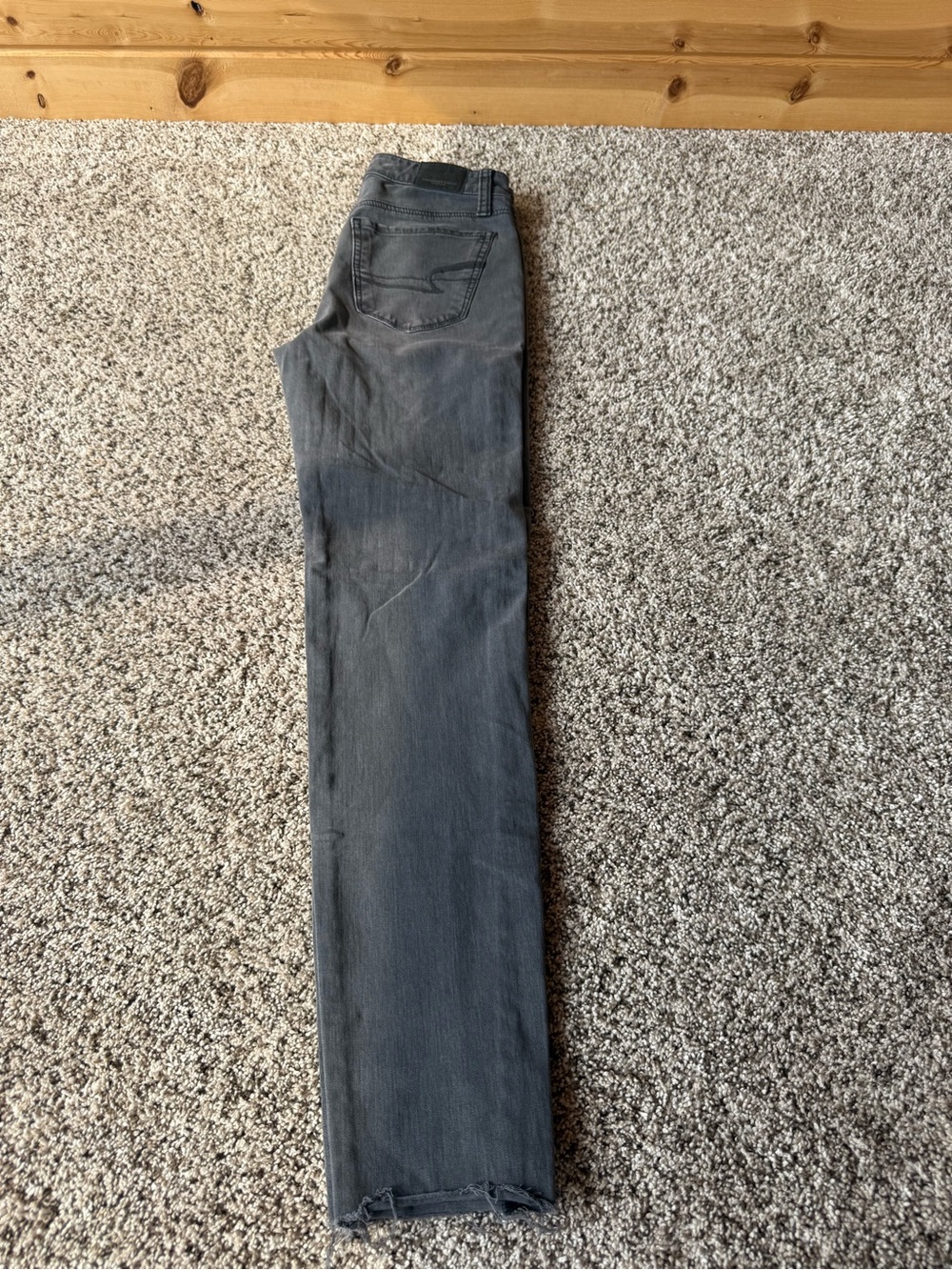 American Eagle Outfitters Women's Skinny Jeans in Charcoal Gray